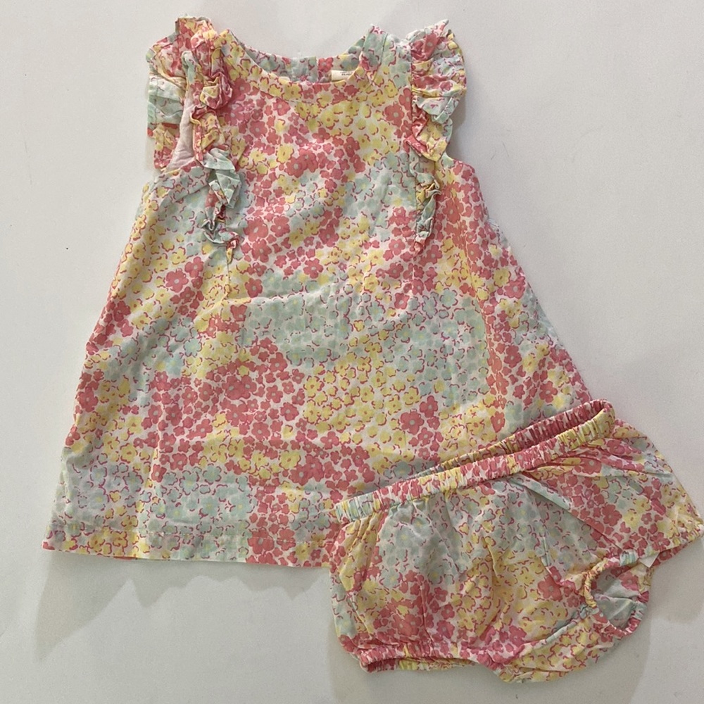Baby girl’s Tucker + Tate Floral Spring Outfit 3 months